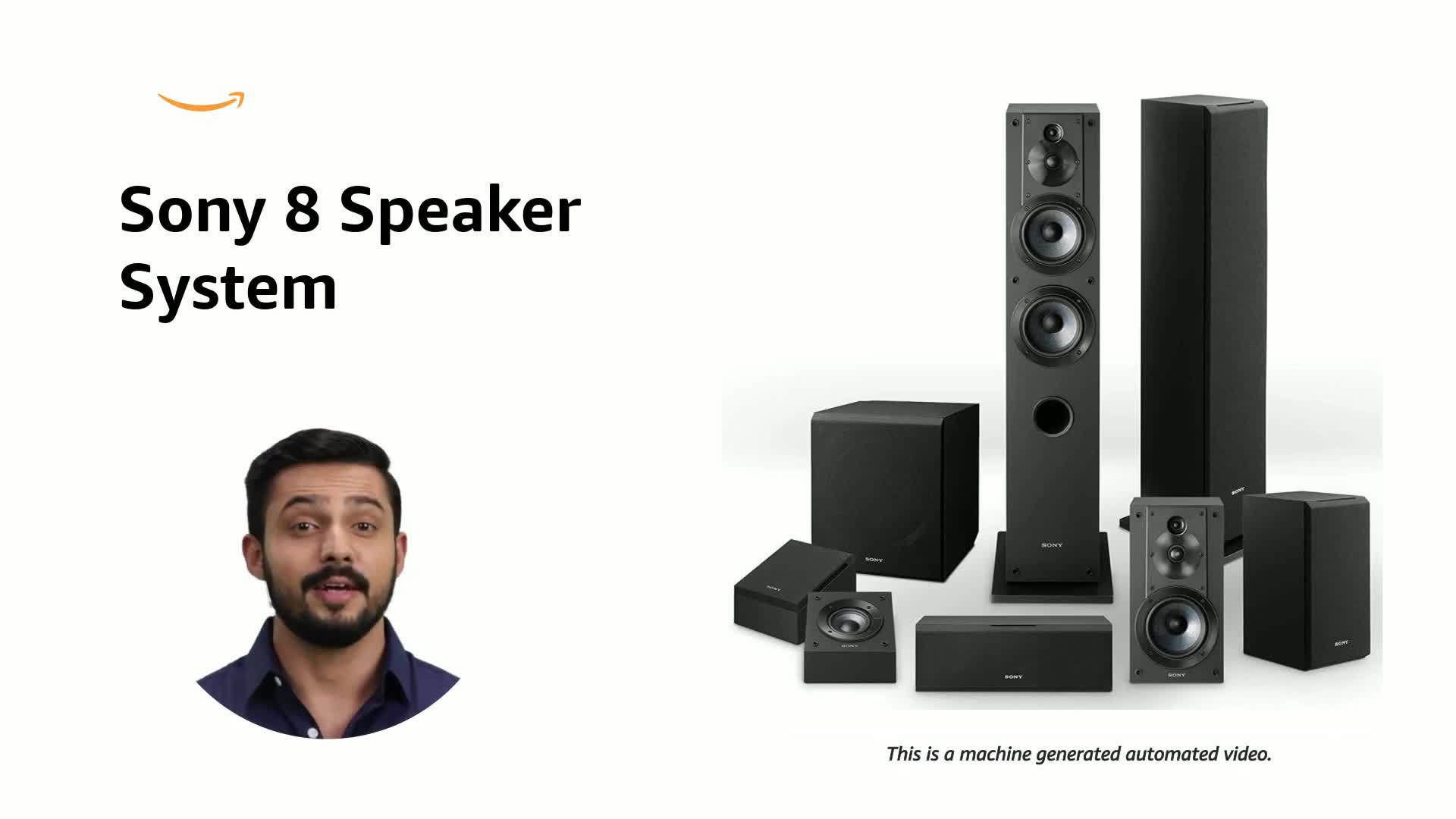 Sony Complete 8 Speaker System- SSCS3 (2), SSCS5, SSCS8, SACS9